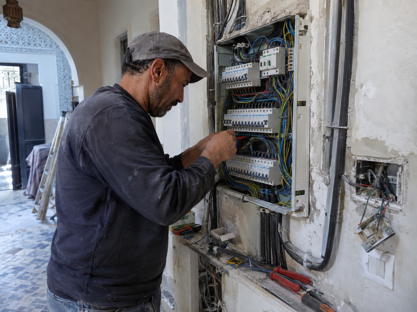 Jamaa El Fna Riad — Electrical Retrofit